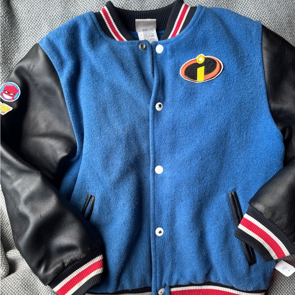 Disney Incredibles Kids Varsity Jacket - Size Large